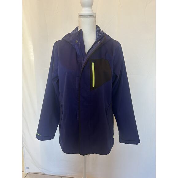 Under Armour youth xl/ladies M Cold Gear jacket. All weather full zip with hood - Picture 1 of 11